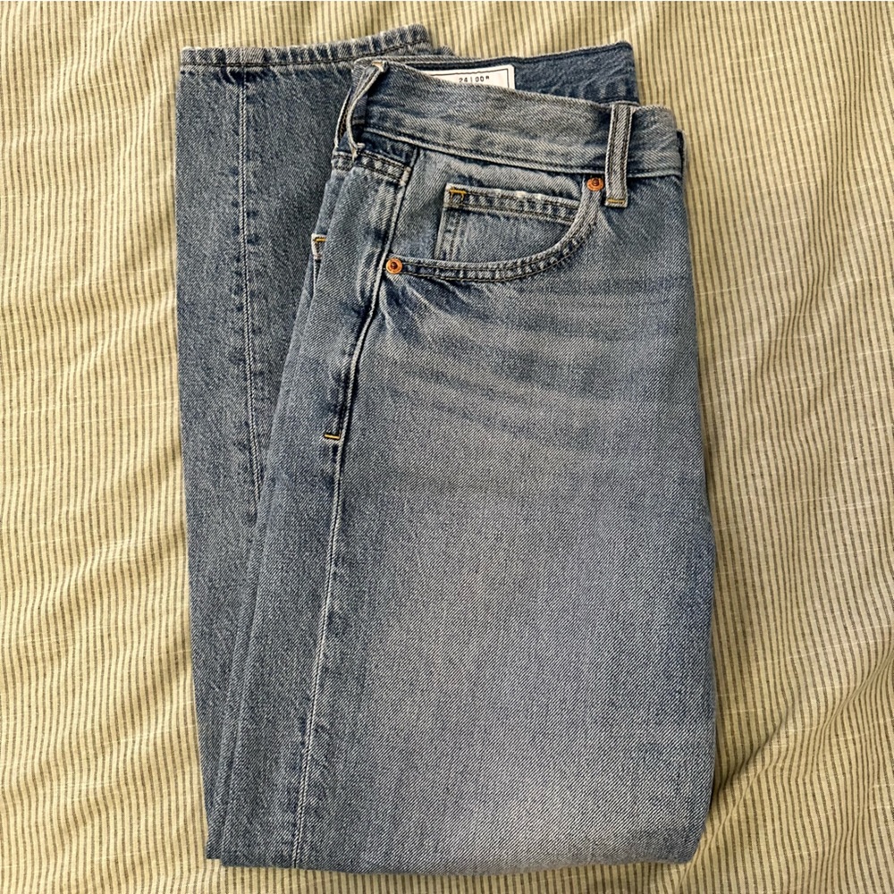 High Rise Barrel Gap Jeans